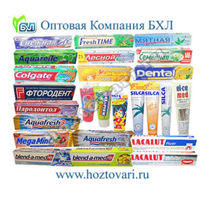 Зубная паста оптом – Lacalut (Лакалют), Silca (Силка), Blend-a-med (Бленд-а-Мед), Aquarelle (Акварель), Фтородент и др.