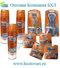 Gillette Fusion - кассеты, станки, гели для бритья и после бритья, подарочные наборы Gillette.