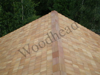 Предлагаем деревянную черепицу (дранка, шиндель, гонт). Компания WoodHead.