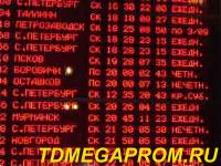 Символьное табло, Табло для ЖД и авиавокзалов, Табло обмена валют от МЕГАПРОМ