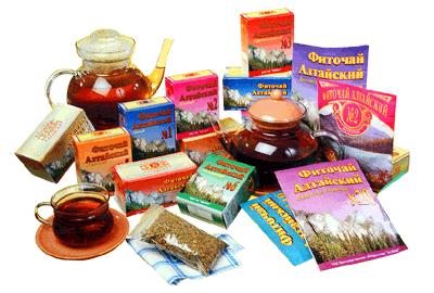 Алтайские травы, фиточаи и чайные напитки