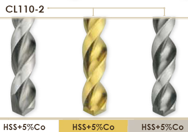 Спиральное сверло экстрадлинной серии по DIN 1869/2 HSS+5%Co серия CL110-2