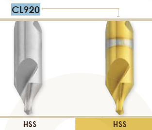 Центровочное сверло короткое по DIN 333/R HSS серия CL920