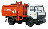 КО-440-4К1 / КО-440-4М мусоровозы с боковой загрузкой