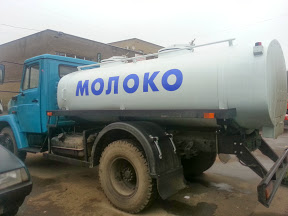 Молоковозная автоцистерна ОПА-5.0 (2013 г.) шасси ЗИЛ