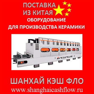 Оборудование для производства керамики из Китая