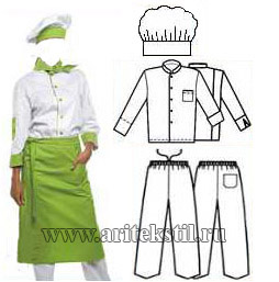 униформа для поваров(форма, спецодежда)