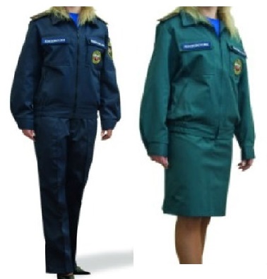 униформа сотрудников мчс женская летняя куртка юбка (форма, спецодежда)