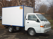 Автофургоны на шасси Hyundai Porter