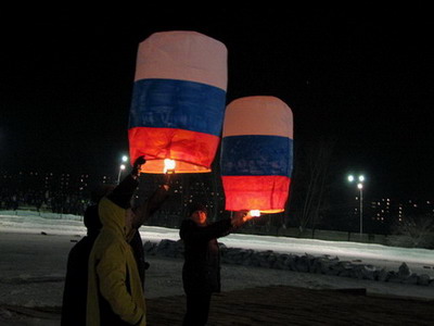 Волшебные небесные фонарики